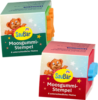 Moosgummi-Stempel Set SauBär