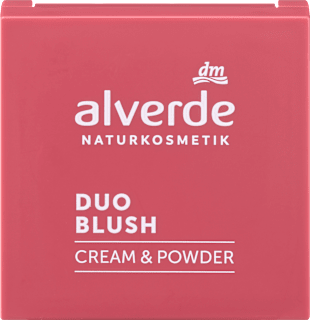 Duo paletka lícenka Cream & Powder -10 Powdered Rose 1 ks alverde NATURKOSMETIK