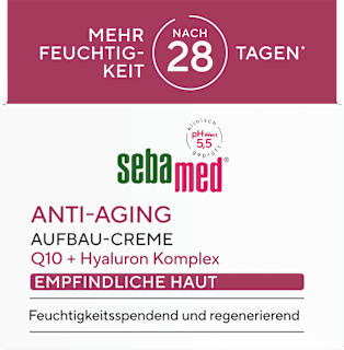 Anti Aging Gesichtscreme Q10 Aufbau sebamed
