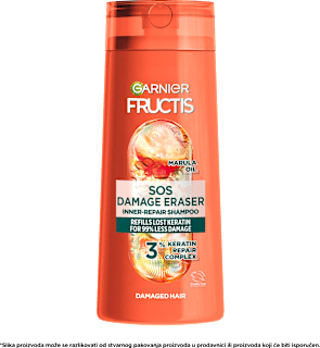 SOS DAMAGE ERASER šampon za oštećenu kosu GARNIER FRUCTIS