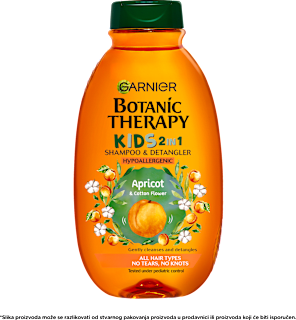 KIDS 2u1 dečiji šampon i balzam za kosu - kajsija GARNIER BOTANIC THERAPY