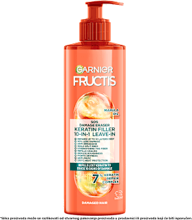 SOS DAMAGE ERASER KERATIN FILER 10-IN1 Krema za kosu GARNIER FRUCTIS