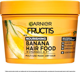 NOURISHING BANANA HAIR FOOD maska za suvu kosu GARNIER FRUCTIS