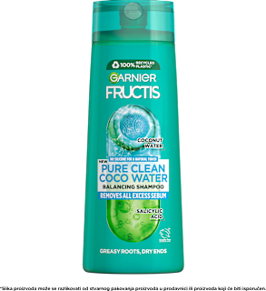 Šampon za masnu kožu glave i suve krajeve - Coconut Water GARNIER FRUCTIS