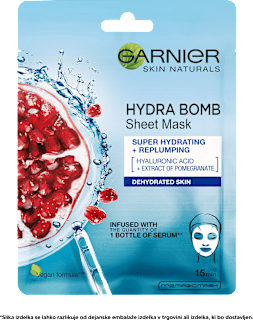 Vlažilna maska za obraz HYDRA BOMB GARNIER SKIN NATURALS
