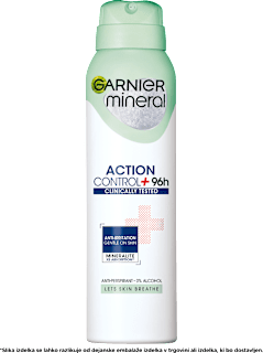 Antiperspirant v spreju Action Control+ GARNIER mineral