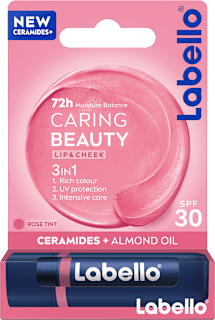 Balzam za ustnice in lica Caring Beauty Rose, ZF 30 labello