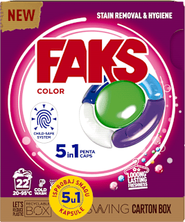 Color kapsule za pranje obojenog rublja FAKS