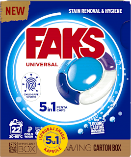 Universal kapsule za pranje rublja FAKS