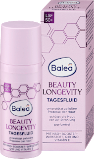 Nappali arcápoló fluid Beauty Longevity Balea