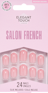 Künstliche Nägel 160 Salon French Elegant Touch