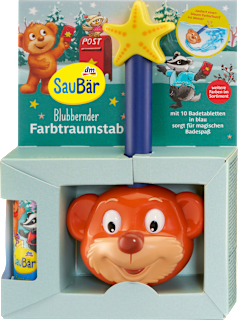 sada kouzelná hůlka + barevná koupel SauBär