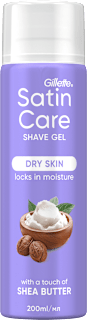 Dry Skin gel na holení Shea Butter Silk Satin Care