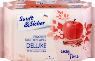 vlhčený toaletní papír Cozy Time, 2x50ks Sanft&Sicher