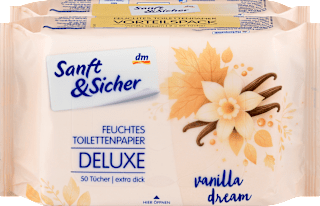 vlhčený toaletní papír Vanilla Dream, 2x50ks Sanft&Sicher
