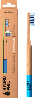 Zahnbürste Premium medium / natur & atlantic ocean HYDROPHIL