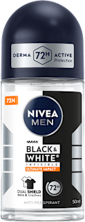 Deo roll-on Black & White Invisible Ultimate Impact NIVEA MEN