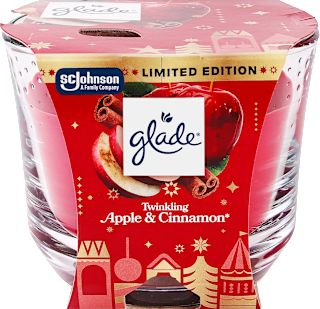 Dišeča sveča Twinkling Apple & Cinnamon glade