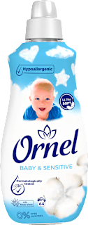 Omekšivač za rublje Baby & Sensitive – Aloe Vera, 64 pranja Ornel