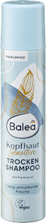 Сух шампоан Sensitive за чувствителен скалп Balea