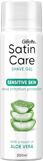 Satin Care női borotvagél érzékeny bőrre Satin Care