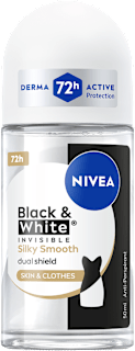 Black & White Invisible deo roll-on Silky Smooth NIVEA
