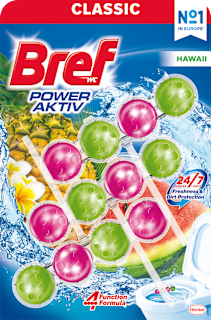Power Aktiv osvježivač za WC školjku Hawaii, 3 x 50 g Bref