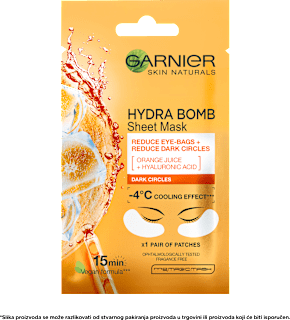 Moisture + Fresh Look maska za područje oko očiju Orange GARNIER SKIN NATURALS