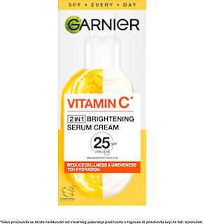 Vitamin C 2u1 serum krema GARNIER SKIN NATURALS