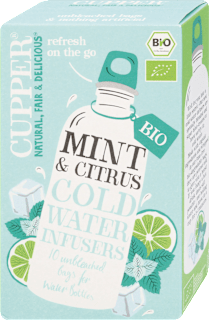 Infuso a freddo con menta e limone CUPPER