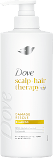 Šampón na vlasy scalp+hair therapy Damage Rescue Dove