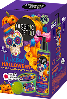 Darčeková súprava starostlivosti o telo Wicked Halloween organic shop
