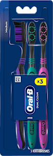 Fogkefe dual clean medium Oral-B