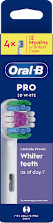 Pótfej elektromos fogkeféhez 3d white Oral-B