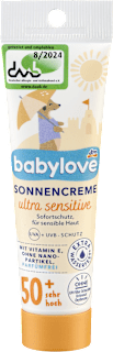 Krema za sunčanje Ultra Sensitive babylove
