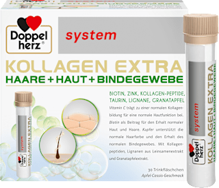 Doppelherz system Kollagen Extra  Haare + Haut + Bindegewebe Trinkfläschchen 30 St Doppelherz