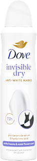 Dámsky antiperspirant v spreji Advanced Care Invisible Dry White Freesia & Violet Flower Dove