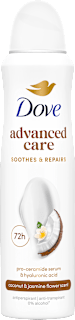 Dámsky antiperspirant v spreji Advanced Care Coconut & Jasmine Flower Dove