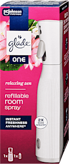 Utántölthető légfrissítő spray és készülék Relaxing Zen glade