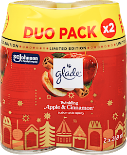 Automata légfrissítő utántöltő Apple & Cinnamon illattal duo csomagolásban glade