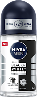 Black & White Invisible deo roll-on Original NIVEA MEN