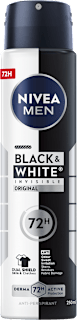 Black & White Invisible antiperspirant u spreju NIVEA MEN