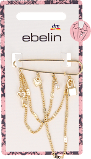 Haarschmuck Brosche mit Anhängern ebelin
