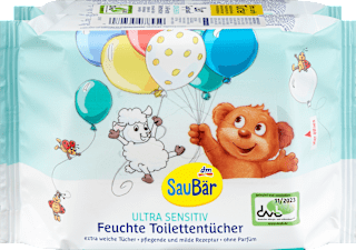 Vlažni toalet papir- Ultra Sensitive SauBär