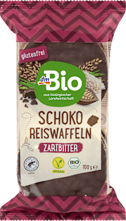 Reiswaffeln Schoko Zartbitter dmBio