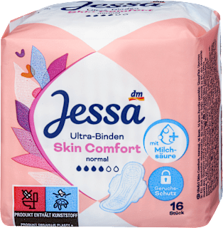Ultra-Binden Skin Comfort Normal mit Flügel Jessa