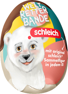 Schokoladenei mit Spielzeug WELTRETTERBANDE