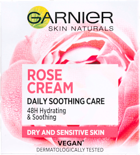 Zjemňujúci denný pleťový krém Rose GARNIER SKIN NATURALS