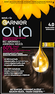 Farba na vlasy - 4.0 tmavo hnedá GARNIER olia
