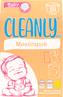 Mosószer lap Baby kamilla illattal CLEANLY eco